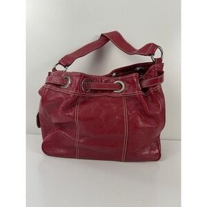 VINTAGE TALBOTS‎ RED SHOULDER BAG PURSE